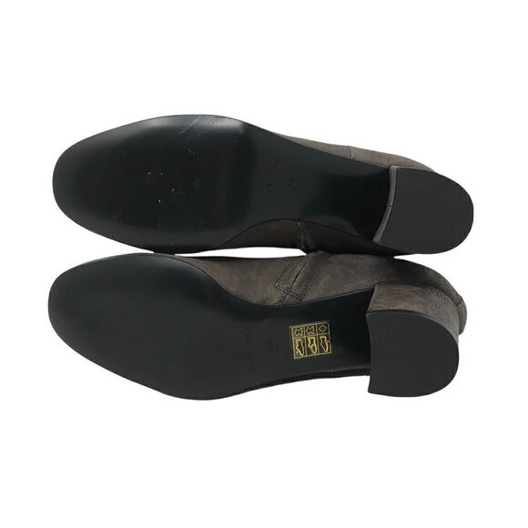 NEW Grigiarancio Women's Ankle Boots Booties Brown Leather Mid High Zip Italy 6 - Picture 5 of 8